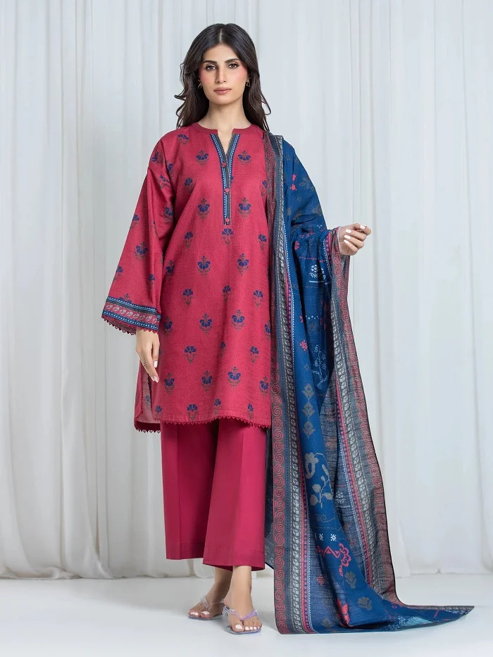 Edenrobe Khaddar Unstitched Sale
