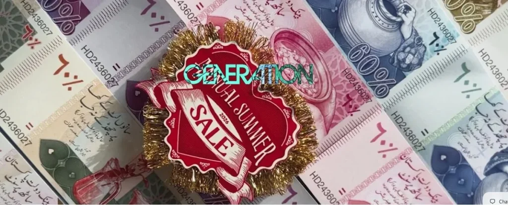 Generation Annual Summer Sale 2026 flat 50% off
