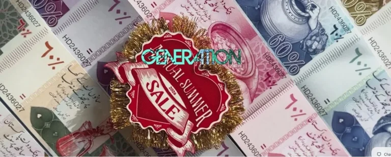 Generation Annual Summer Sale 2026 flat 50% off