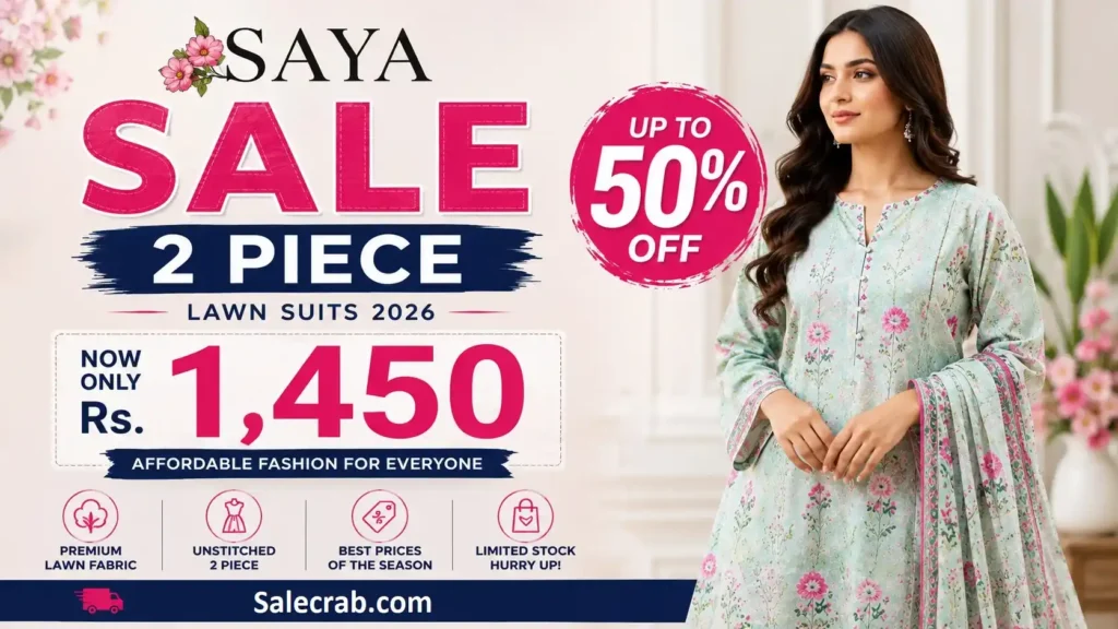Saya 2 piece sale 1450