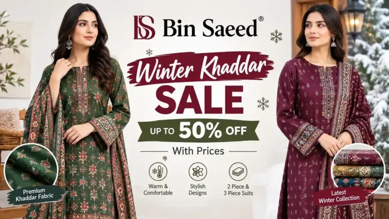 Bin Saeed Winter Khaddar Sale