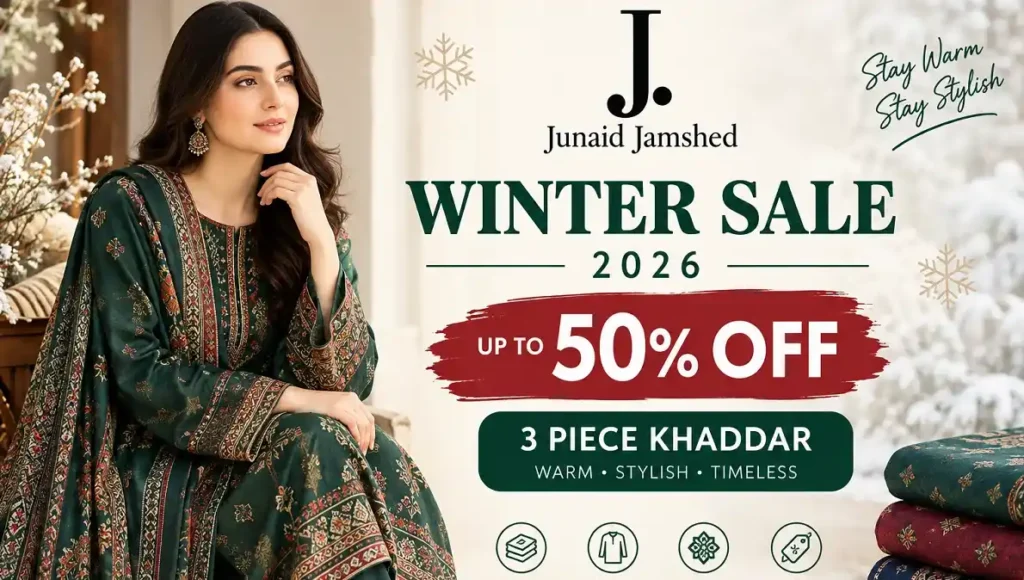J Junaid Jamshed Winter Collection Sale