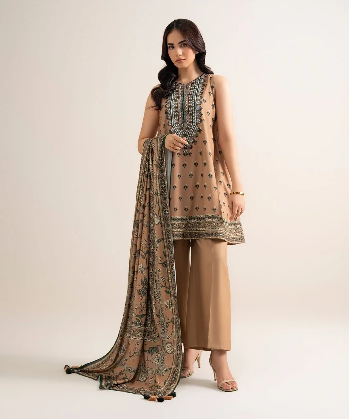 Sapphire 3 Piece Linen Suit