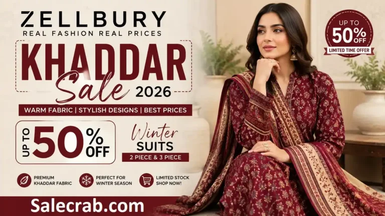 zellbury khaddar sale 50% off 2026